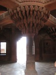Akbar's seat above the public hall floor
