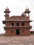 Akbar's hall for public audiences at Fatehpur Sikri: the "City of Victory"