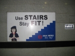 Good advice from the Delhi Metro